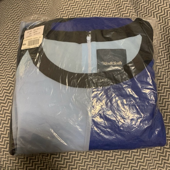 ModCloth Peachy Queen Blue High Low Maxi Dress - 4X - Picture 3 of 6